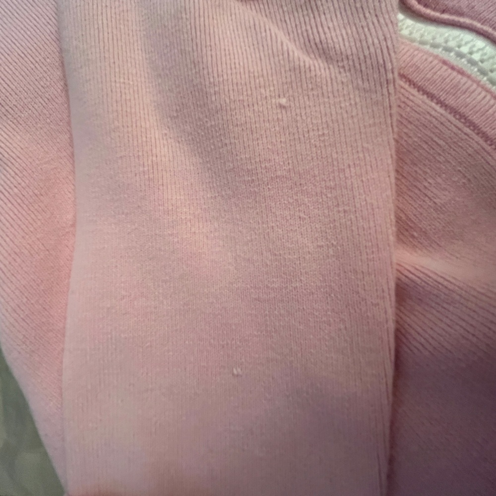 Vintage Retro Banana Republic Zip-up Sweatshirt Pink two tone Small - Picture 4 of 8